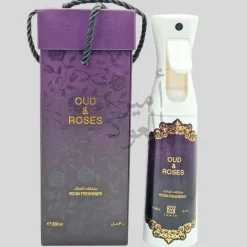 Panier Express Désodorisant Oud & Roses Ahmed Al Maghribi 300ml Spray d'intérieur Online