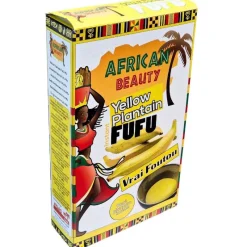 Panier Express Foufou plantain jaune | Vrai Foutou | Fufu plantain Yellow | 681g | African Beauty Fashion