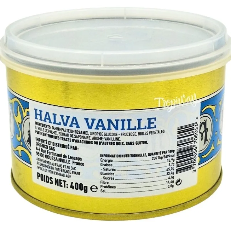 Panier Express Halva grec à la vanille 400g - Olympos Store