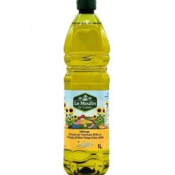Panier Express Mélange d'huile de tournesol et huile d'olive extra vierge 1L Espagne - Le Moulin de Tudela Cheap