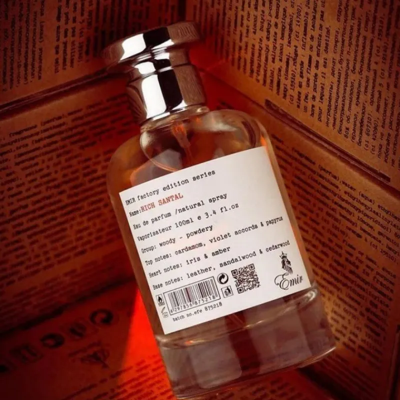 Panier Express Rich Santal Emir Factory Edition 100ml Eau de Parfum Best