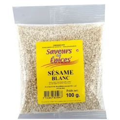 Panier Express Sésame blanc - Saveurs des épices - 100g - Clearance