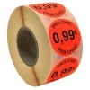 Panier Express Stickers promotionnel adhésif | 0.99€ | Autocollant soldes | Rouleau de 1000 étiquettes Fashion