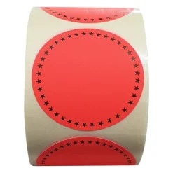 Panier Express Stickers promotionnel adhésif | orange fluo | Autocollant soldes | Rouleau de 400 étiquettes Store