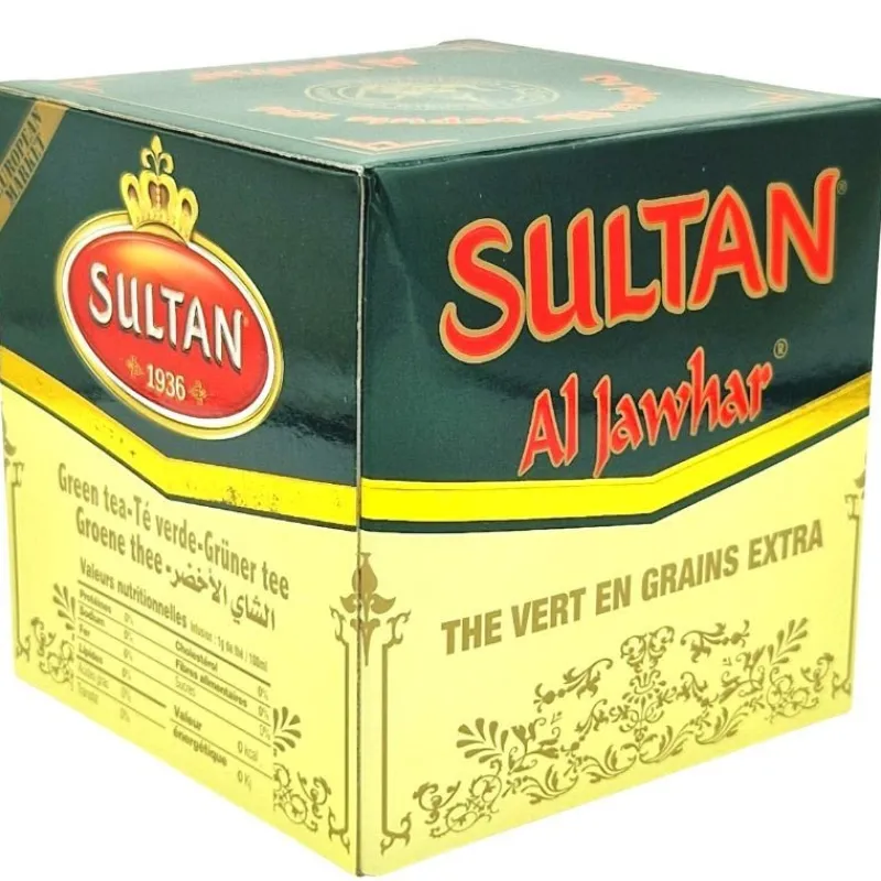Panier Express Thé vert en grains | Al Jawhar | 500g | Sultan Best Sale
