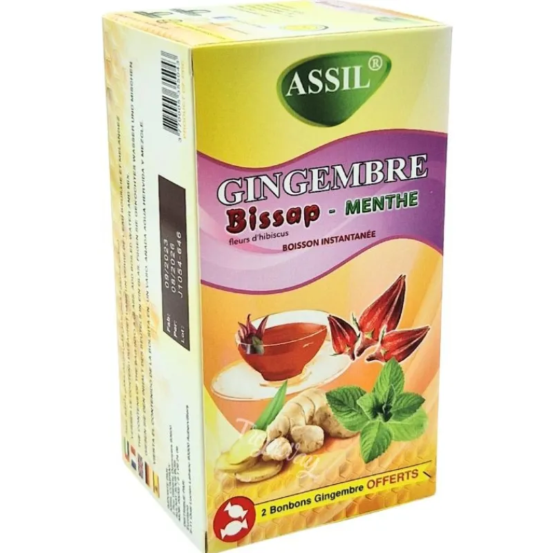Panier Express Tisane Infusion Gingembre Bissap & Menthe - Assil Sale